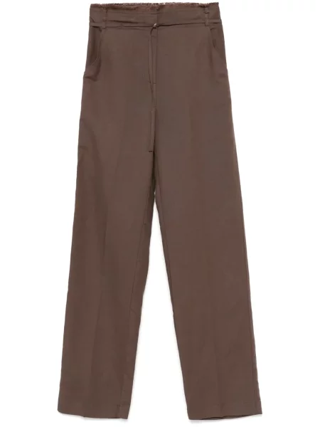 Pantaloni Patrizia Pepe maro