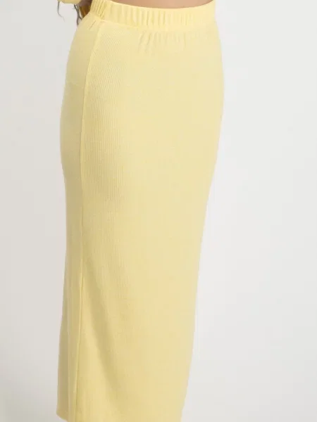 Юбка миди Elegante желтая