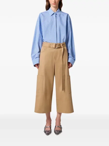 Cu centură decupat pantaloni Msgm