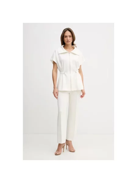 Joseph Ribkoff bluza oversize biała