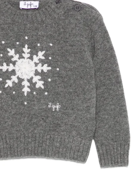 Sweter dziecięcy Il Gufo szary