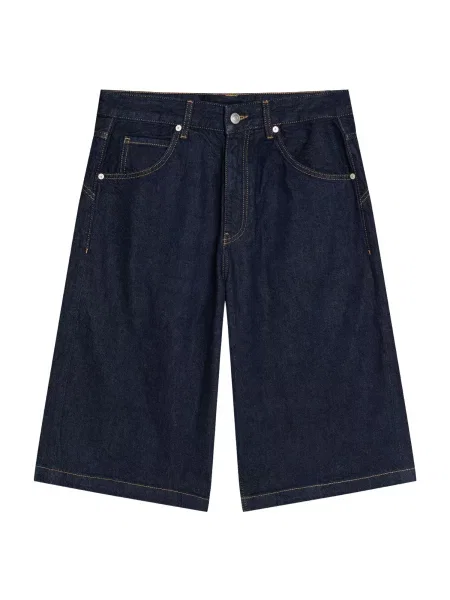 Bershka Džíny velbloudí / námořnická modř