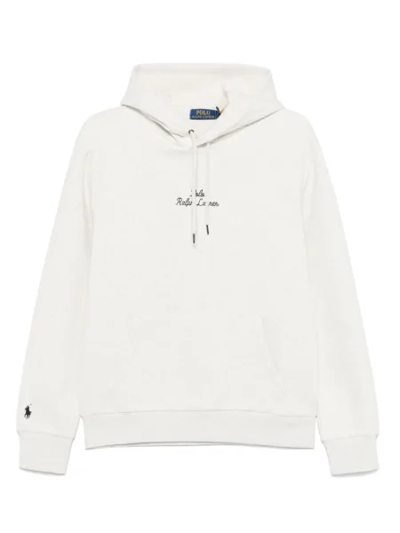 Prugasta majica Polo Ralph Lauren s printom s okruglim izrezom zelena