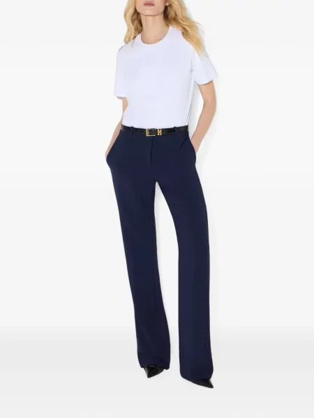 Tricou Elisabetta Franchi din jerseu alb