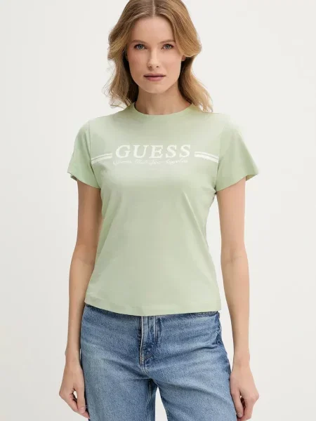 Тениска Guess зелено