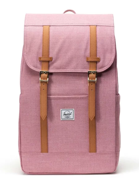 Раница Herschel лилаво голям с изчистен дизайн виолетово