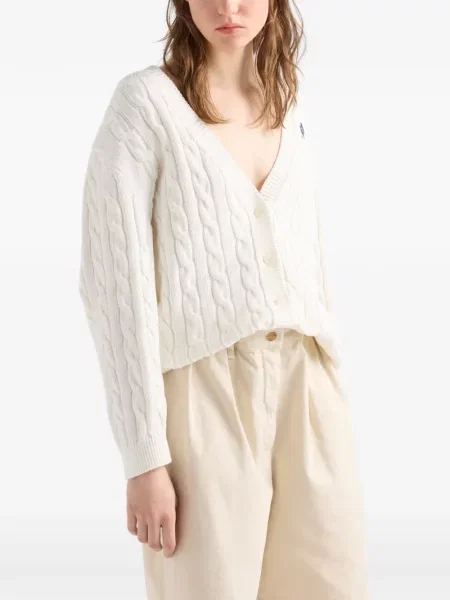 Cardigan Prada tricotate alb