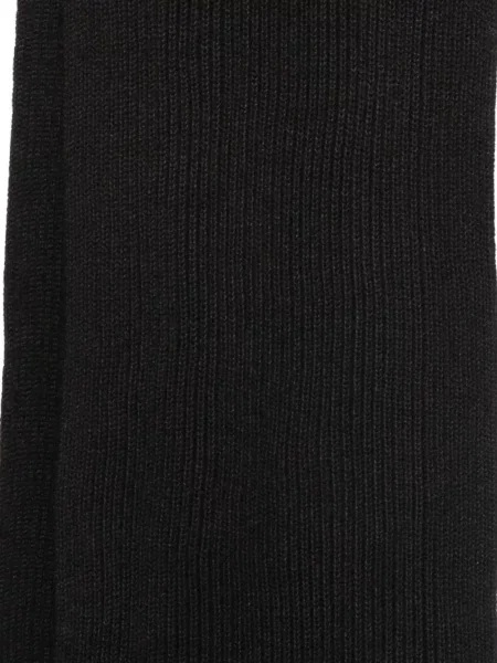 Fular Karl Lagerfeld cu broderie negru