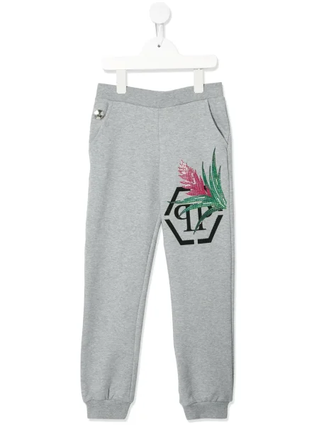 Spodnie dziecięce Philipp Plein szare