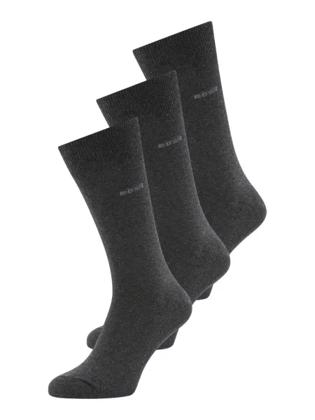 BOSS Nogavice / temno siva