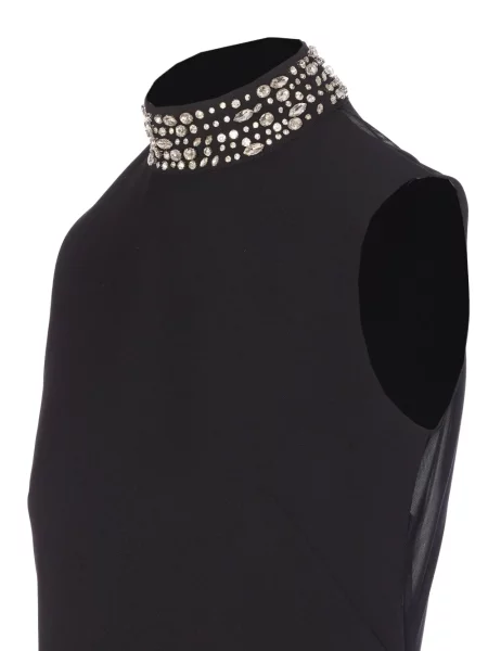 Rochie mini Liu Jo de cristal de costum negru