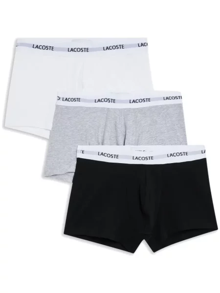 Boxeri Lacoste cu autograf negru