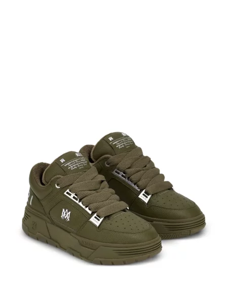 Sneakerși Amiri din piele verde