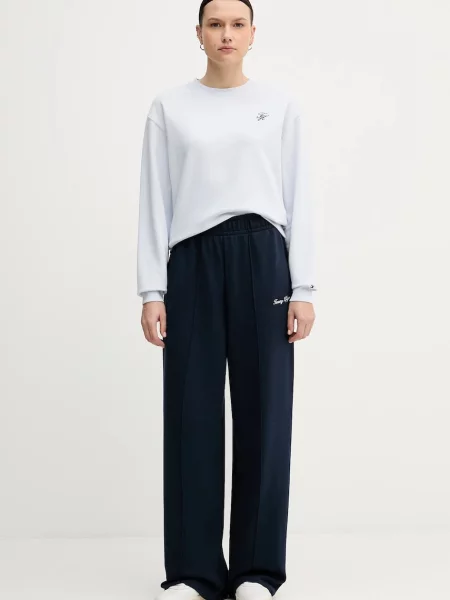 Tommy Hilfiger bluza z aplikacją niebieski