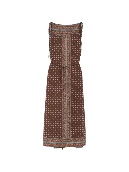Rochie midi Dôen maro