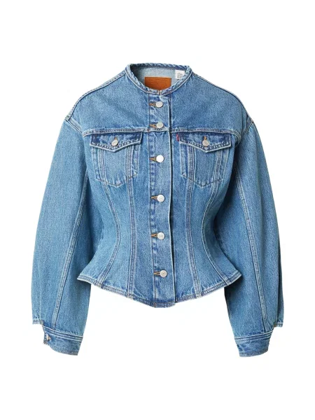 LEVI'S ® Geacă de primăvară-toamnă Sculpted Trucker Jacket denim albastru