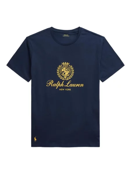 Șapcă Polo Ralph Lauren din fleece cu dungi cu volane albastru
