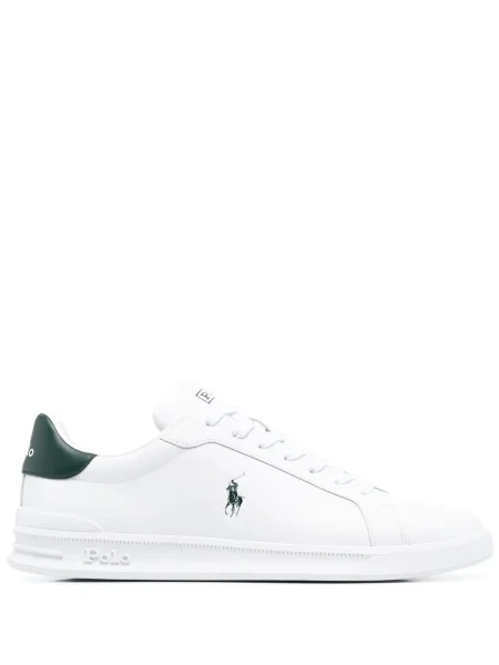 Маратонки Polo Ralph Lauren с принт бяло