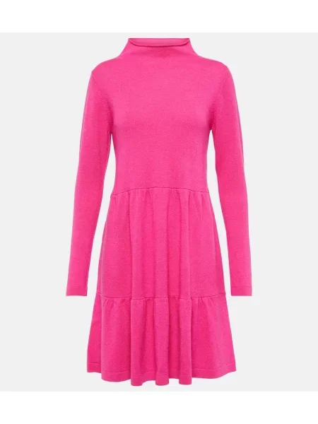 Rochie Jardin Des Orangers de lână roz