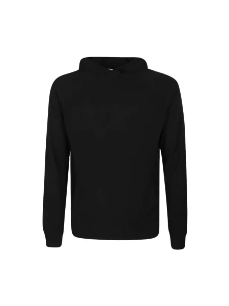 Bluza z kapturem Malo z kaszmiru z kapturem czarna