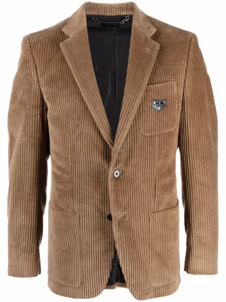 Sacou Philipp Plein de catifea cord