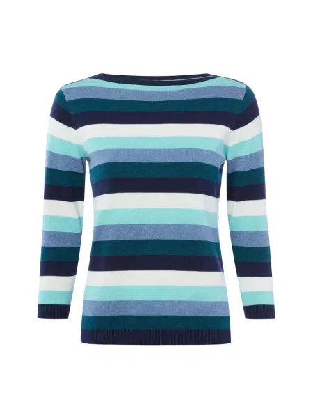 Brookshire Sweter z dzianiny Kobiety zielony|wielokolorowy w S zielony