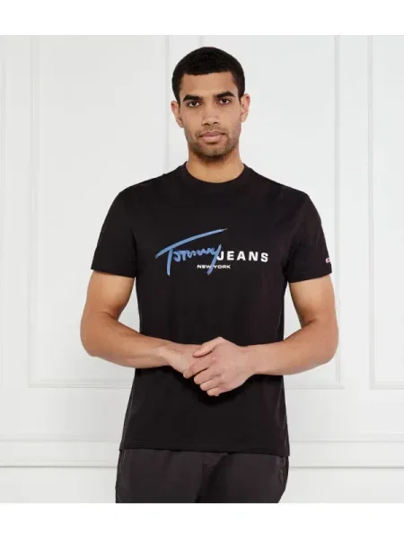 Tommy Jeans Tricou | Regular Fit negru