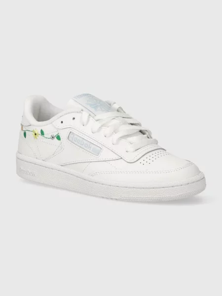Кожени маратонки Reebok Classic Club C 85 бяло