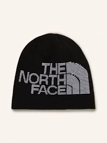 The North Face Oboustranná Čepice Reversible High černá/ bílá