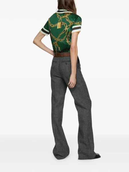 Colier Acne Studios cu imagine verde