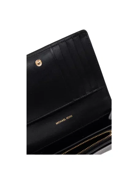 Portfel Michael Michael Kors skórzany czarny