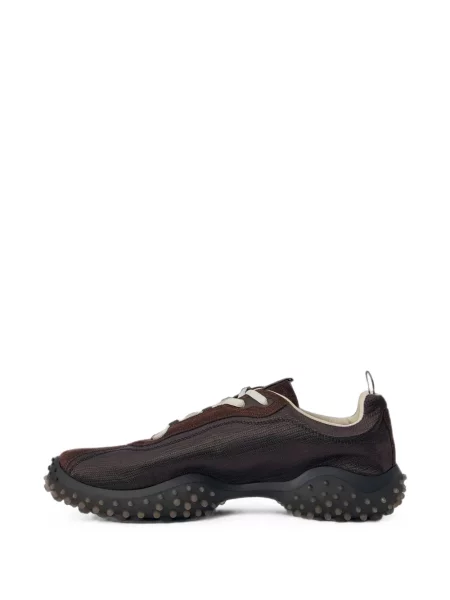 Sneakerși Miu Miu din piele de căprioară maro