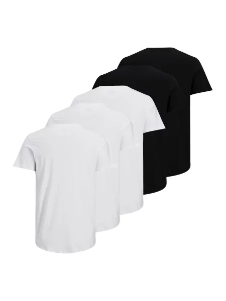 JACK & JONES Tricou JJENoa negru alb