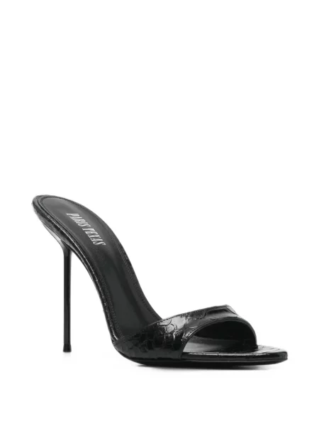Sandale Paris Texas din piele negru