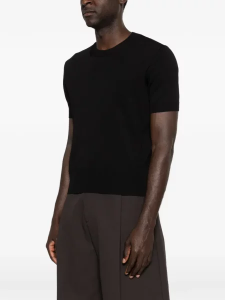 Tricou Ami Paris tricotate negru