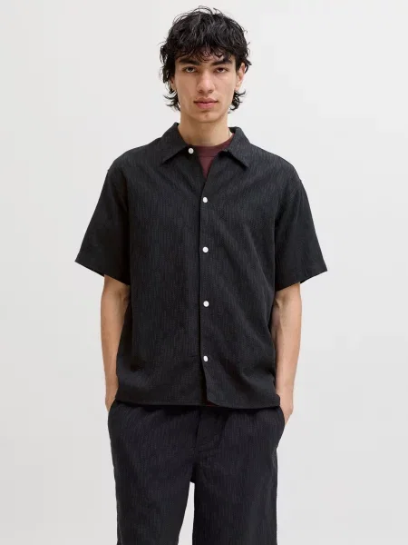 JACK & JONES Cămașă JORMONTAUK' negru