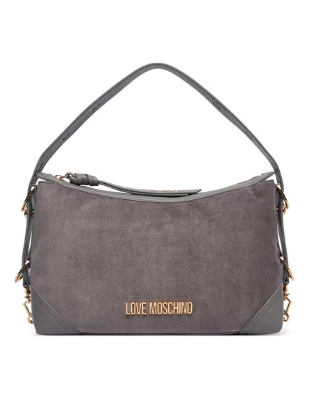 LOVE MOSCHINO Rankinė pilka