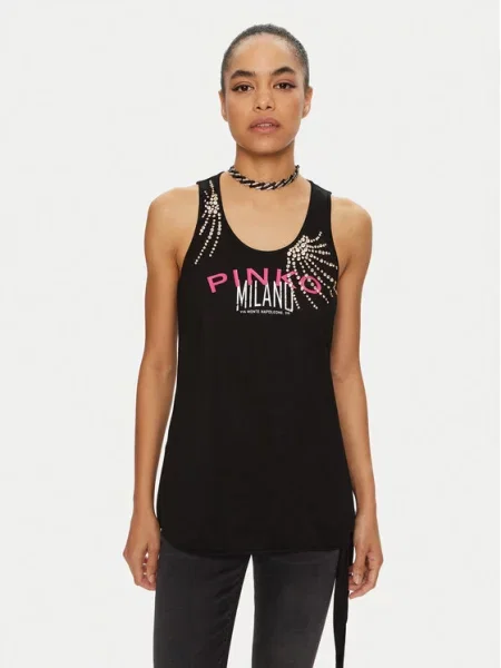 PINKO Топ Lesina Regular Fit чорний