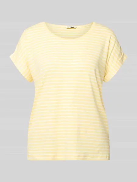 T-shirt o kroju regular fit z mieszanki model „MOSTER” Only