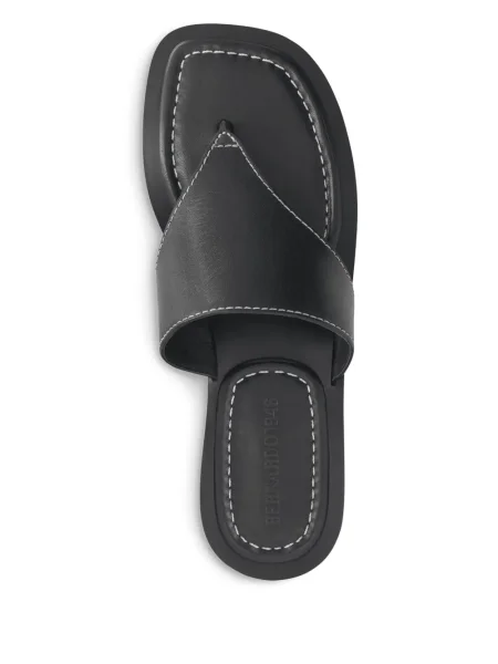 Chiloți tanga Bernardo din piele negru