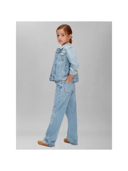 Široké džínsy Calvin Klein Jeans sivá
