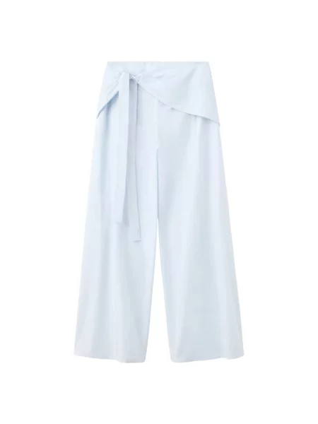MANGO Pantaloni pastel albastru