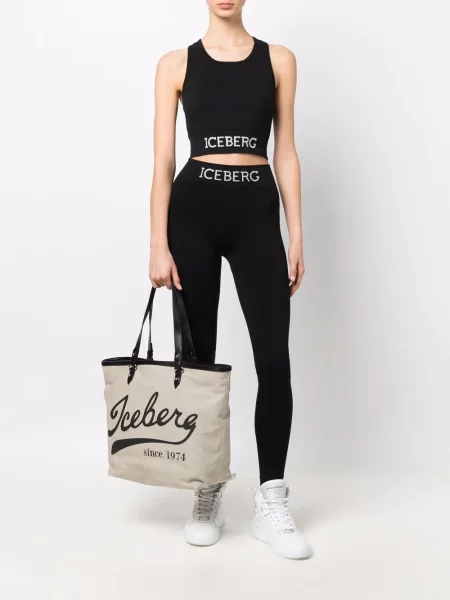 Top Iceberg cu imagine negru