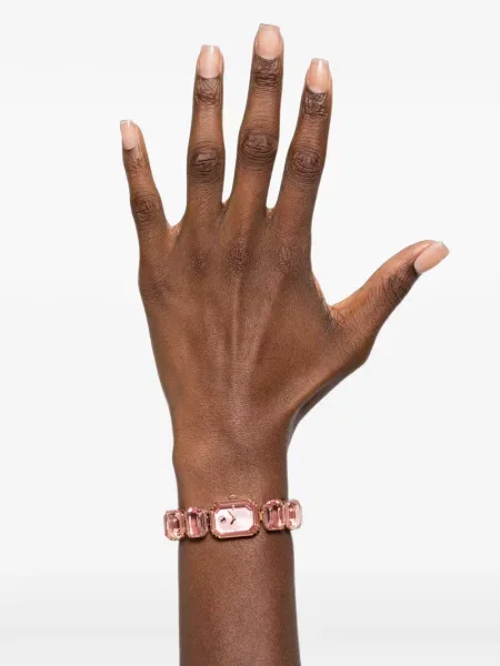 Óra Swarovski rózsaszín