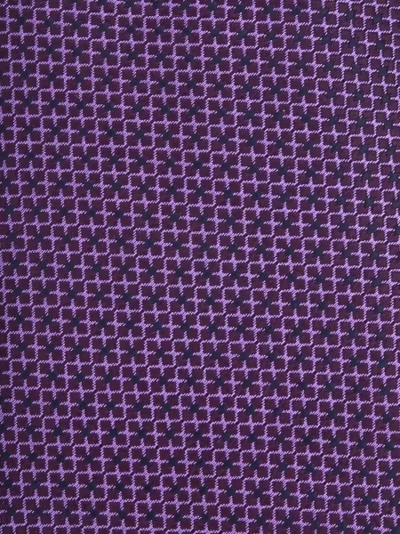 Cravată Canali de mătase cu imprimeu geometric violet
