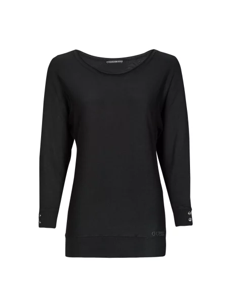 Pulover Guess netopirski rokav črna
