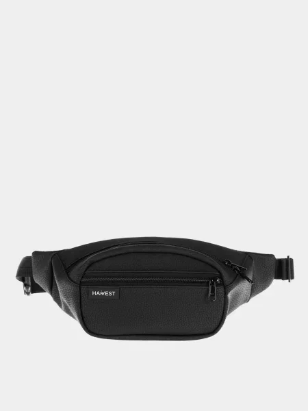 Поясная сумка Harvest из искусственной кожи черная