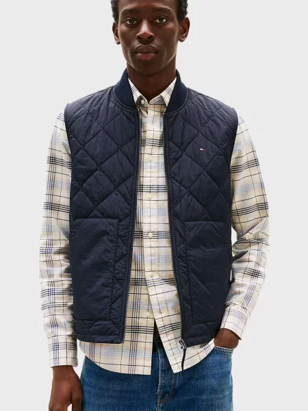 Стьобаний жилет Tommy Hilfiger синій