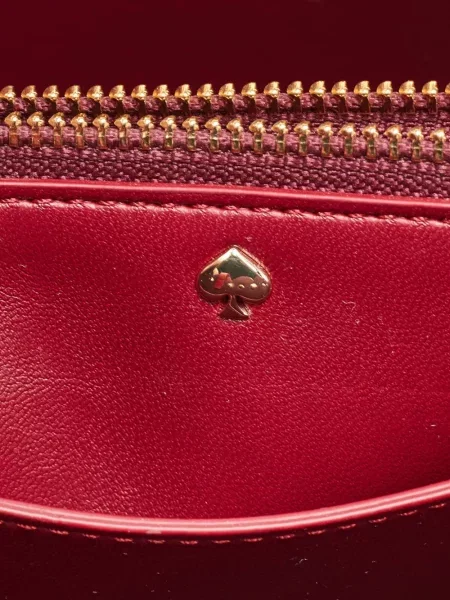 Скейт & стрийт шопинг чанта Kate Spade с перли червено