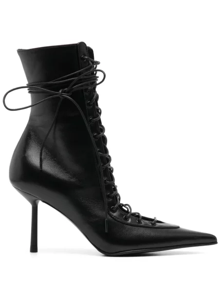 Botine Le Silla din piele negru